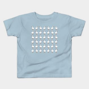 a Crowd of Geese With a Knife Kids T-Shirt